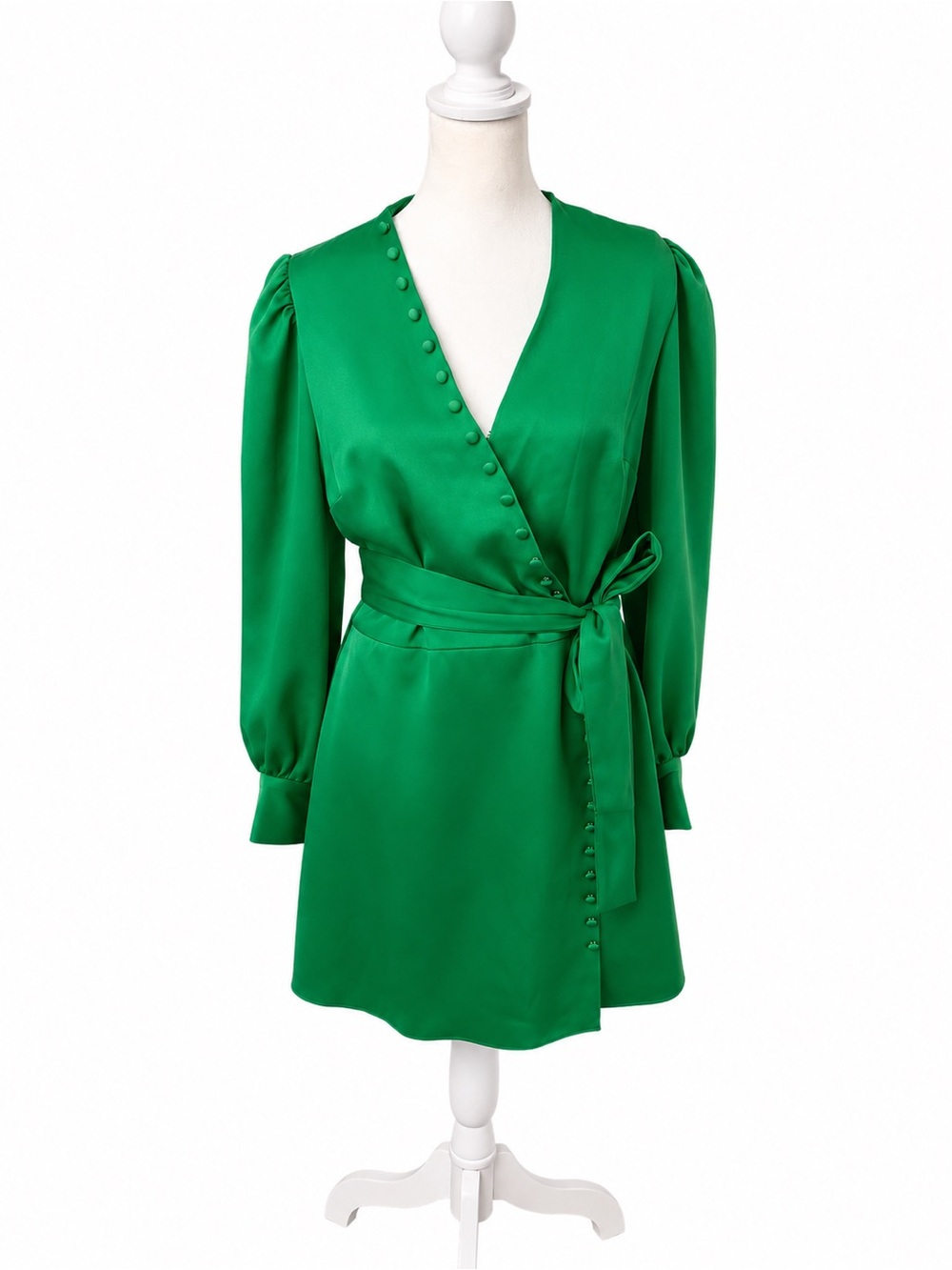 Alexia Admor Emerald Green Wrap Dress